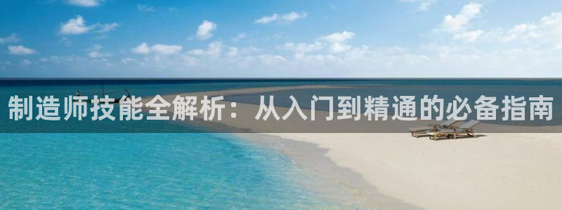 彩神v8app：制造师技能全解析：从入门到精通的必备指南
