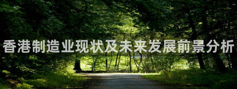 彩神v平台：香港制造业现状及未来发展前景分析