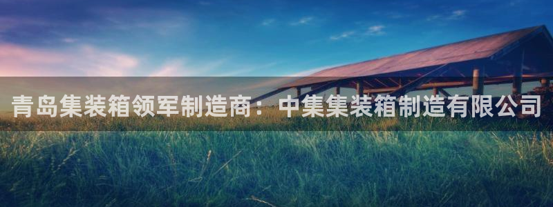 彩神vii官网大赢家：青岛集装箱领军制造商：中集集装箱制造有限公司