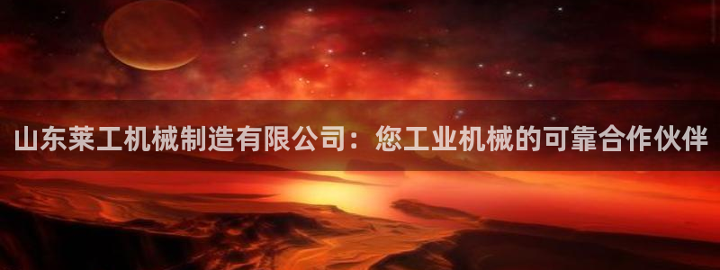 彩神大发是不是人为操作：山东莱工机械制造有限公司：您工业机械的可靠合作伙伴