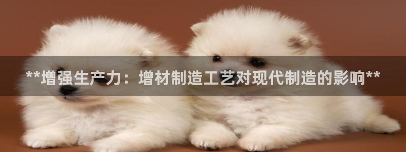 彩神v8购彩大厅登：**增强生产力：增材制造工艺对现代制造的