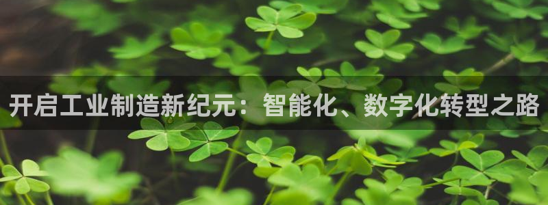 彩神8app官方下载：开启工业制造新纪元：智能化、数字化转型之路