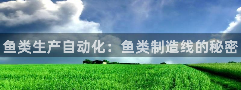 彩神vⅲ下载安装：鱼类生产自动化：鱼类制造线的秘密