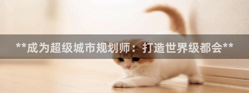 彩神v8平台正规吗安全吗：**成为超级城市规划师：打造世界级都会**